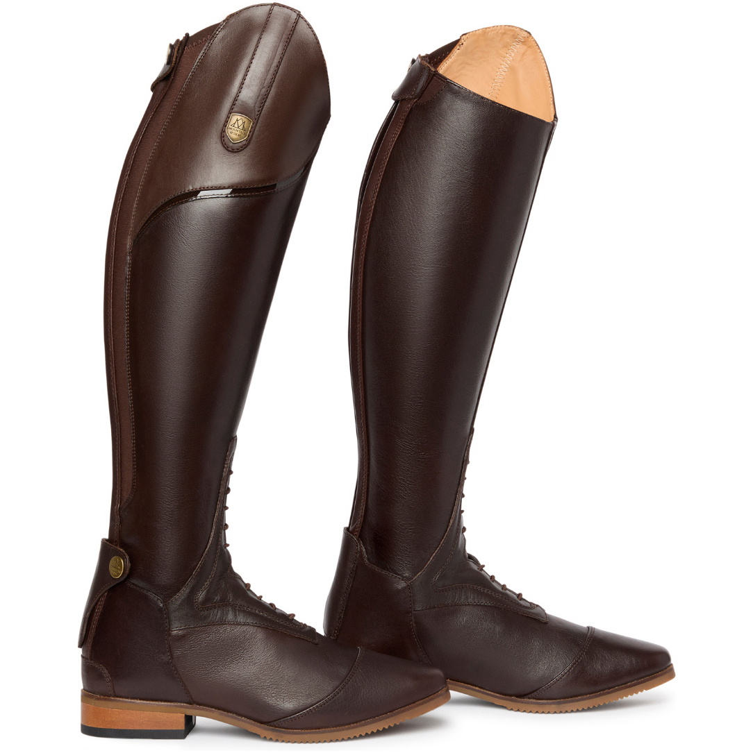 2026 Mountain Horse Femmes NEW Sovereign Haute Botte De Cavalier 020410390 - Dark Brown